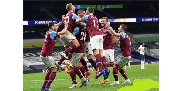Il Tottenham Hotspur è stato pareggiato dal West Ham United con un vantaggio di 3 punti